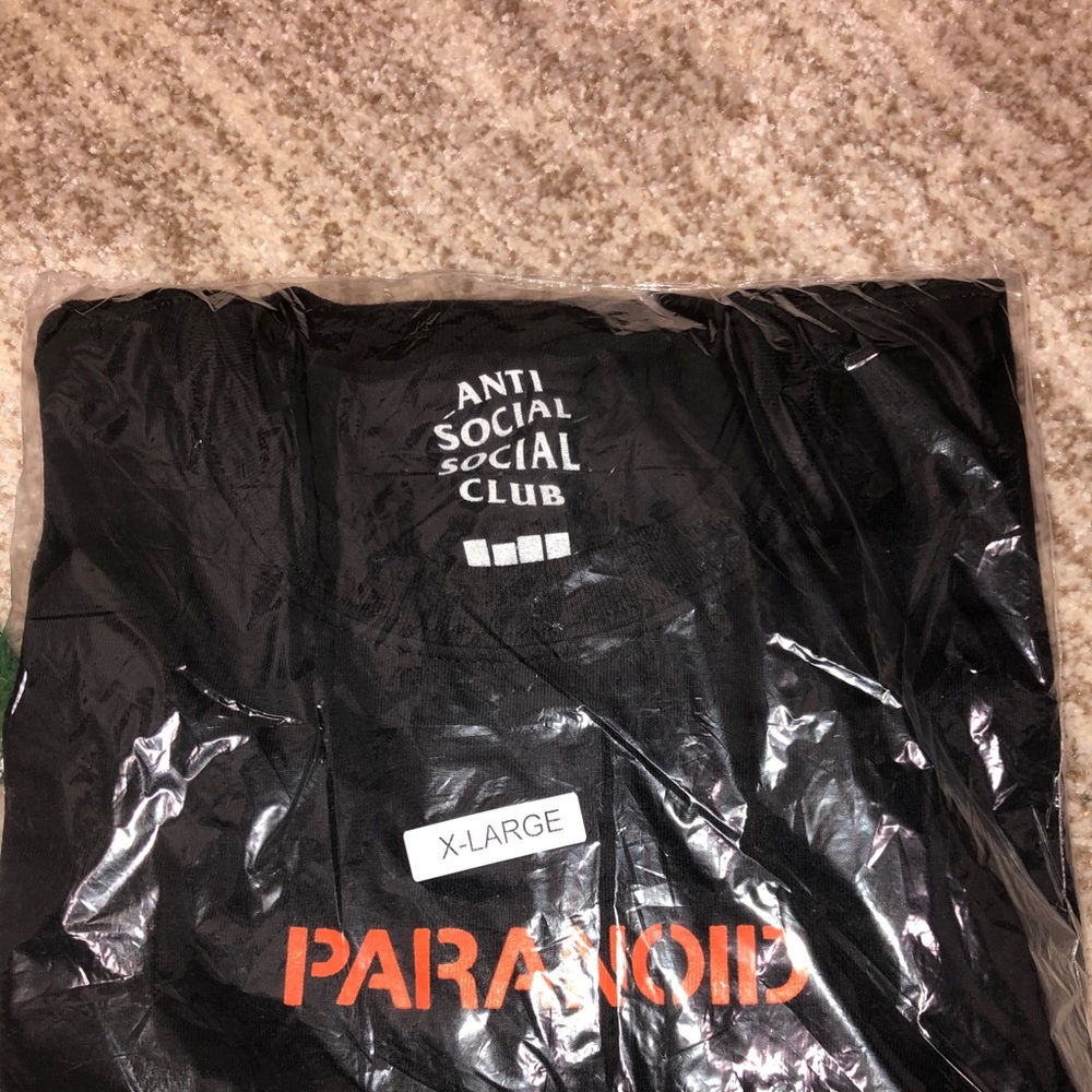 ASSC X UNDFTD paranoid tee used mens XL